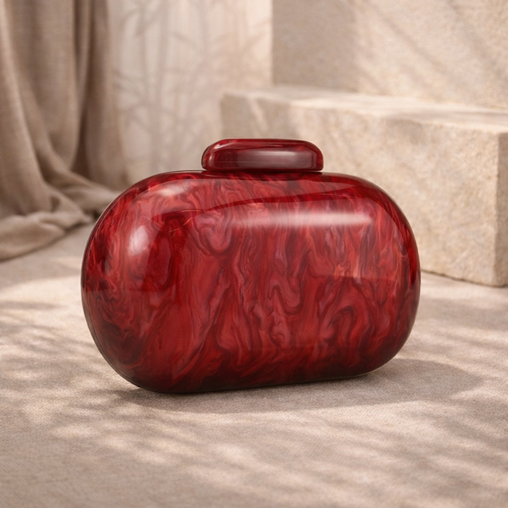 ZARÉLIA Oval Deniz Kabuğu Akrilik Çanta