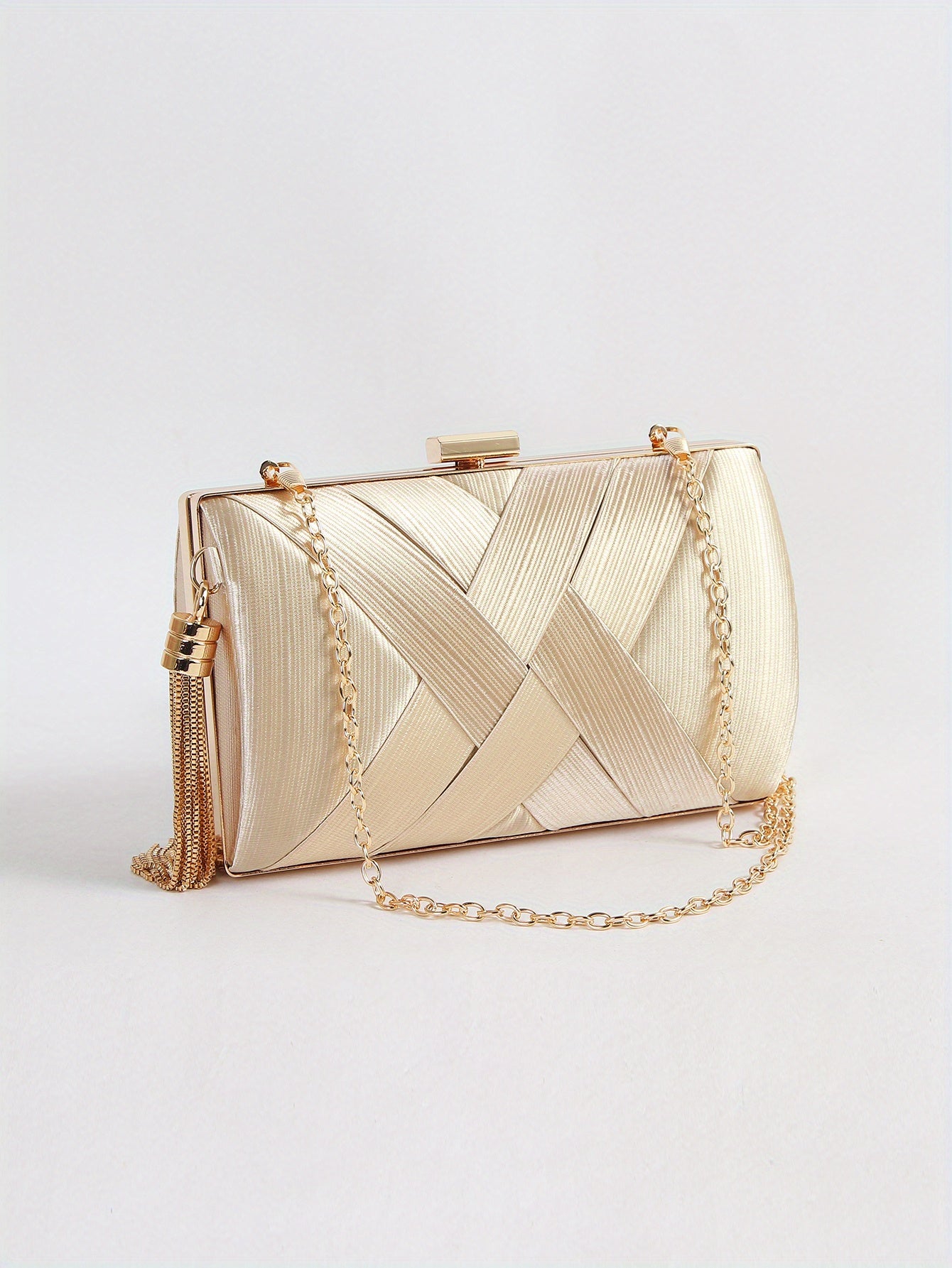 ZARÉLIA Şık Örgülü Gece Çantası - Lüks Abiye Clutch