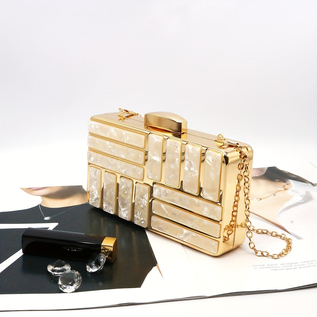 ZARÉLIA Premium Şık Gece Çantası - Zarif Kadın Clutch Çanta