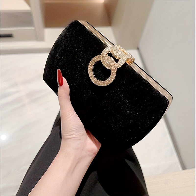 ZARÉLIA Taşlı Tokalı Abiye Çanta - Şık Kadın Çantası