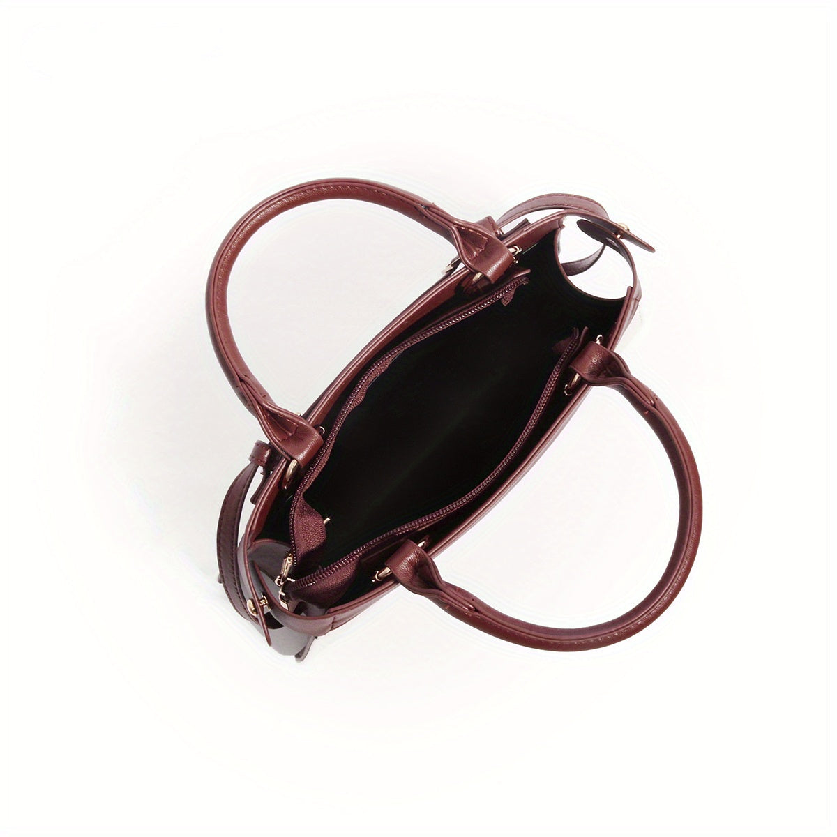 ZARÉLIA Lüks Tote Çanta - Beyaz Kırmızı Kadın Omuz Çantası