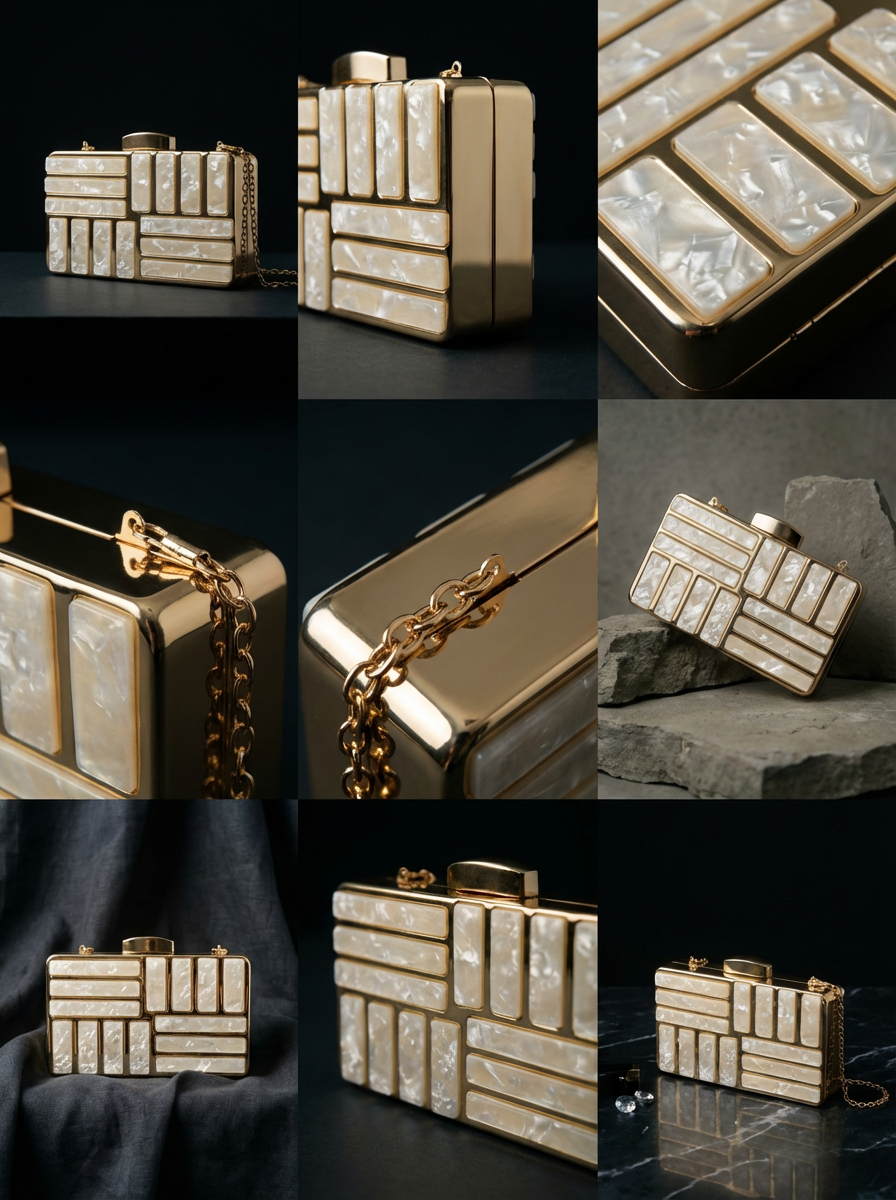 ZARÉLIA Premium Şık Gece Çantası - Zarif Kadın Clutch Çanta