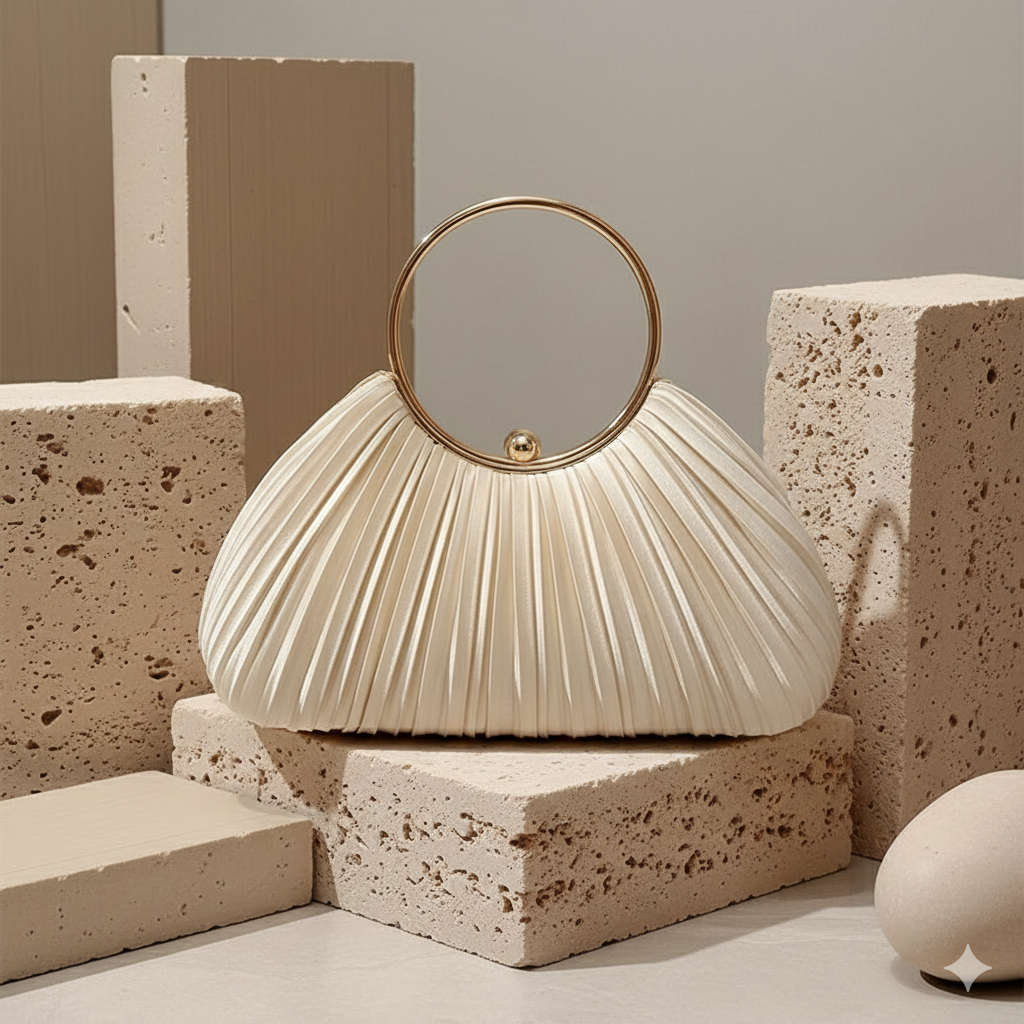 ZARÉLIA Parlak Tokalı Kadın Akşam Çantası - Lüks Abiye Clutch