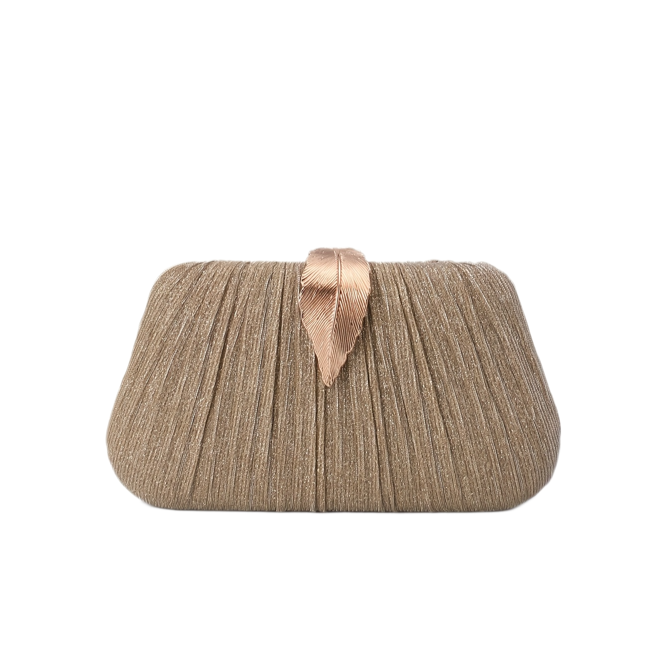 ZARÉLIA Parıltılı Pilili Clutch Çanta - Düğün ve Nişan