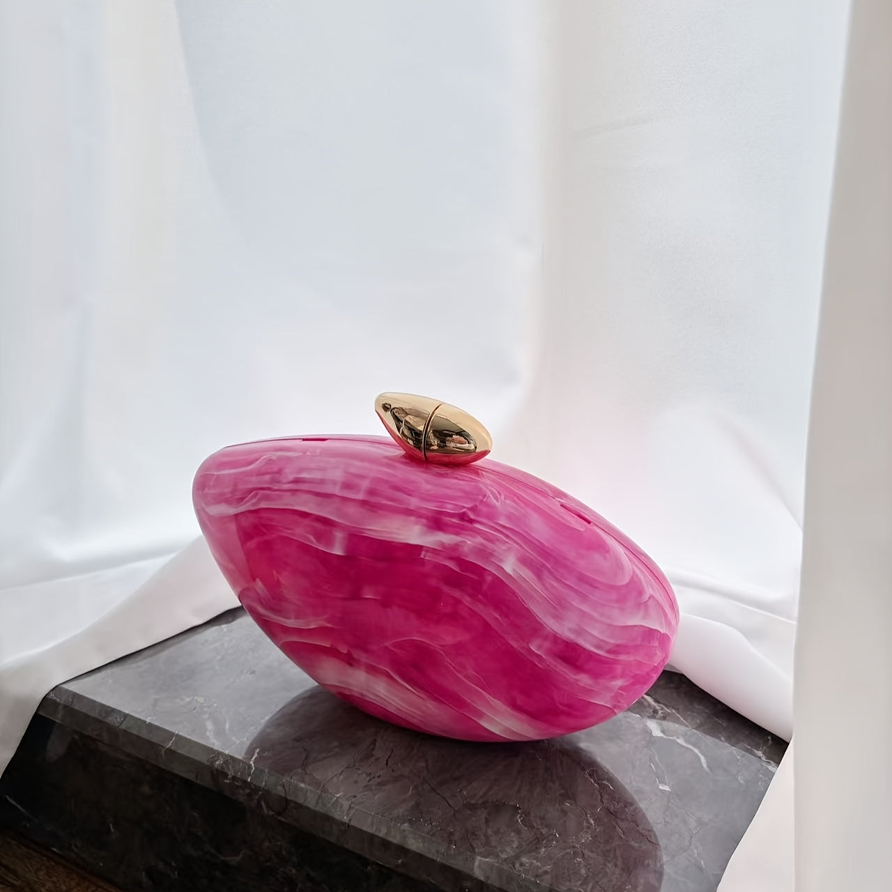 ZARÉLIA Premium Kabuk Gece Çantası - Lüks Kadın Clutch Çanta