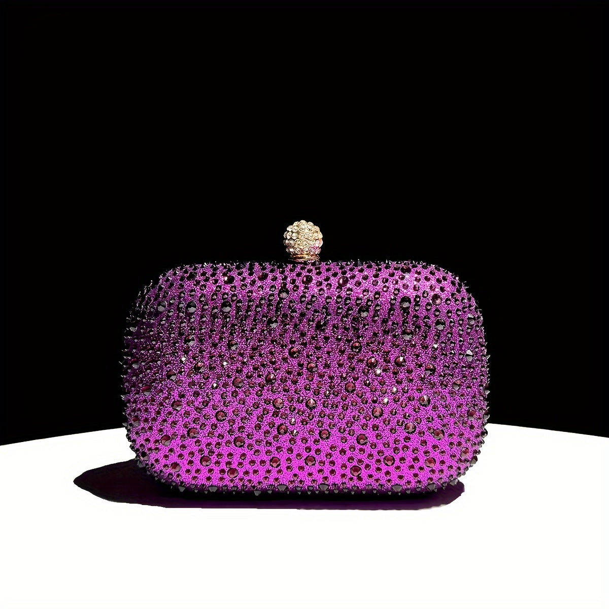 ZARÉLIA Lüks Taşlı Clutch Çanta - Kadın Abiye Çantası