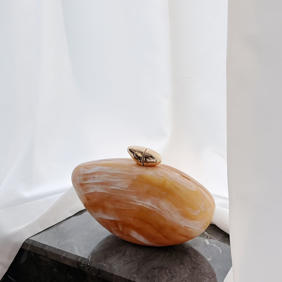 ZARÉLIA Premium Kabuk Gece Çantası - Lüks Kadın Clutch Çanta